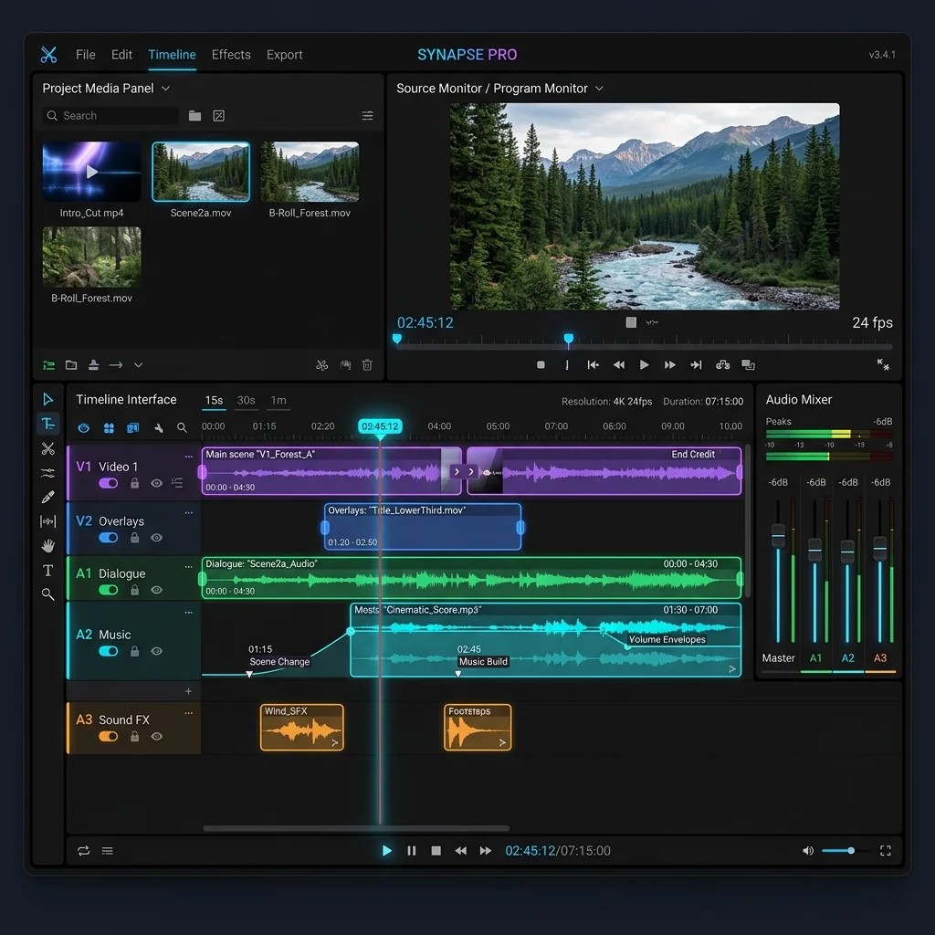Video Editor Timeline
